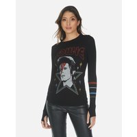 Lauren Moshi McKinley Bowie 1973 Tour Top Size: L Colour: Black