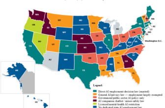 Map outlines state, federal statutes on the books