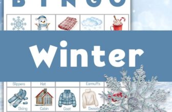 Winter Bingo Printable – 200 Game Cards