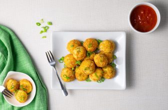 Air Fryer Pork Rind-Crusted Crab Rangoon Bites Recipe