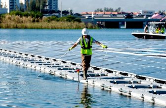 Lima, Ohio floats 3,120 solar panels on its drinking water reservoir