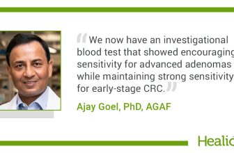 Blood-based CRC screening assay detects 81% of advanced adenomas
