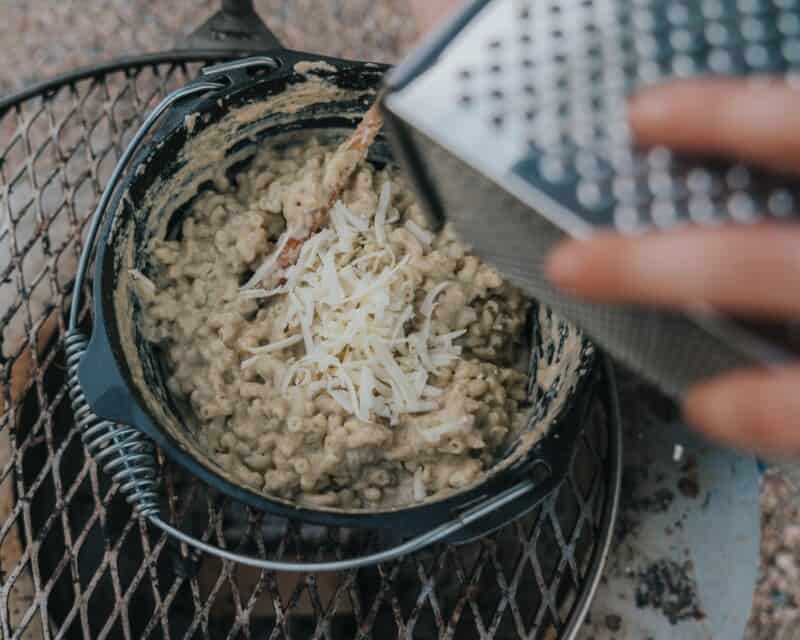 Dutch Oven Mac and Cheese