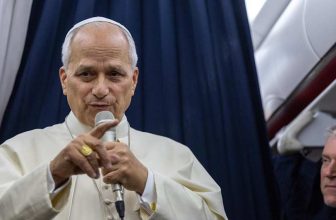 Pope Leo says he is not ‘in panic mode’ over AI dangers