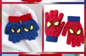 Spiderman Kids’ Winter Gloves Size 15cm 3 to 8 Years