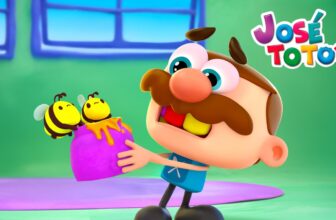 Dibujo Infantil Totoy | Historieta de José Totoy y la Abejita 🐝🍯 | En Español