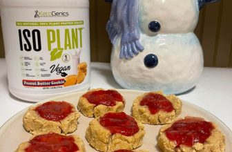 Low Carb Peanut Butter Thumbprint Cookies