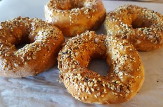Low Carb Air Fryer Bagels (2 Ingredients)