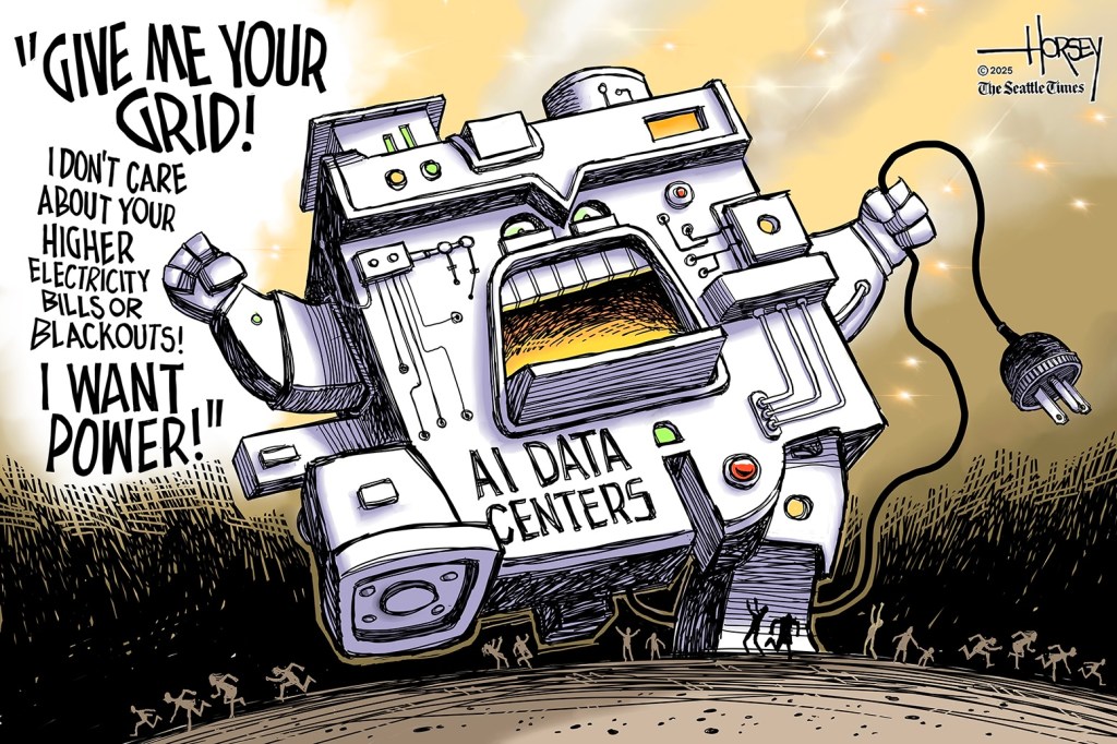 Cartoon by David Horsey