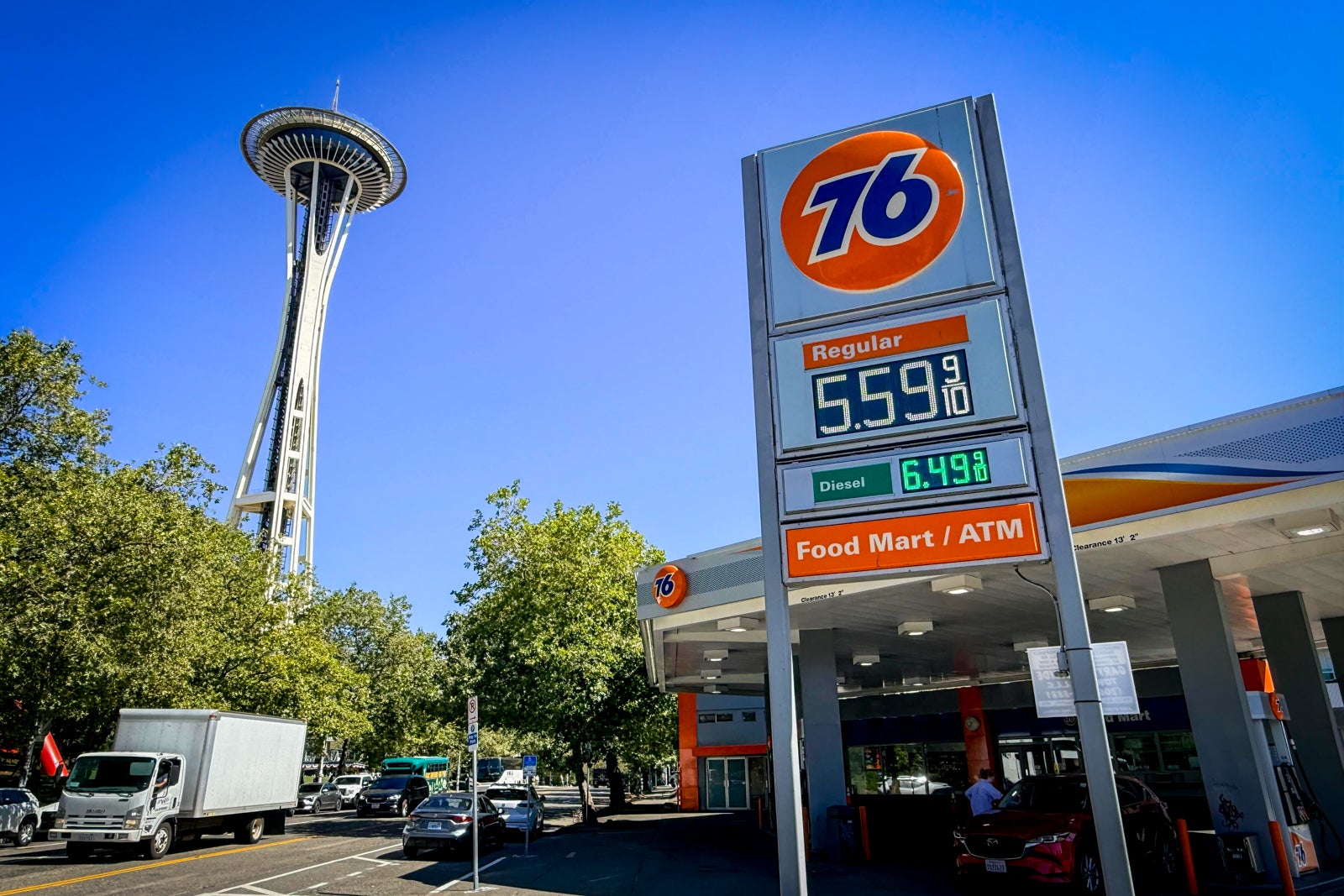 gas station