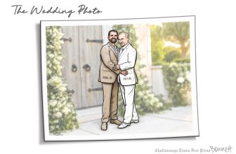 The wedding photo
