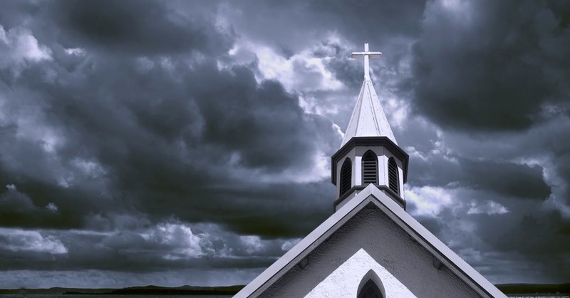 church dark steeple congregation churches cult cross building