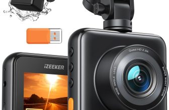 iZEEKER iD220 2.5K Dash Cam Front and Rear, 1440P+1080P, 2-Inch IPS