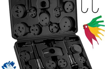 27pcs Brake Caliper Rewind Tool Universal Wind Back Kit (Black)