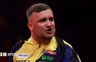 Luke Littler: Defending champion stunned by Luke Waterhouse at World Grand Prix