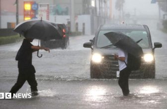 Millions urged to evacuate as Typhoon Dujuan hits Japan