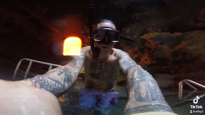 A Cavern That Welcomes Scuba Divers