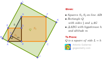 Two Adjacent Squares and Bounding Square Proof
