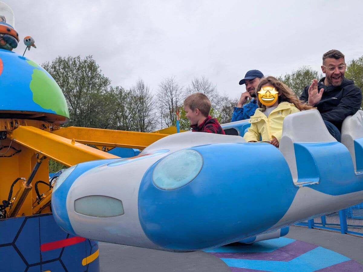 One of the rides at Alton Towers