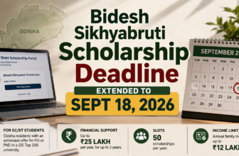 Bidesh Sikhyabruti Scholarship Deadline Extended to Sept 18
