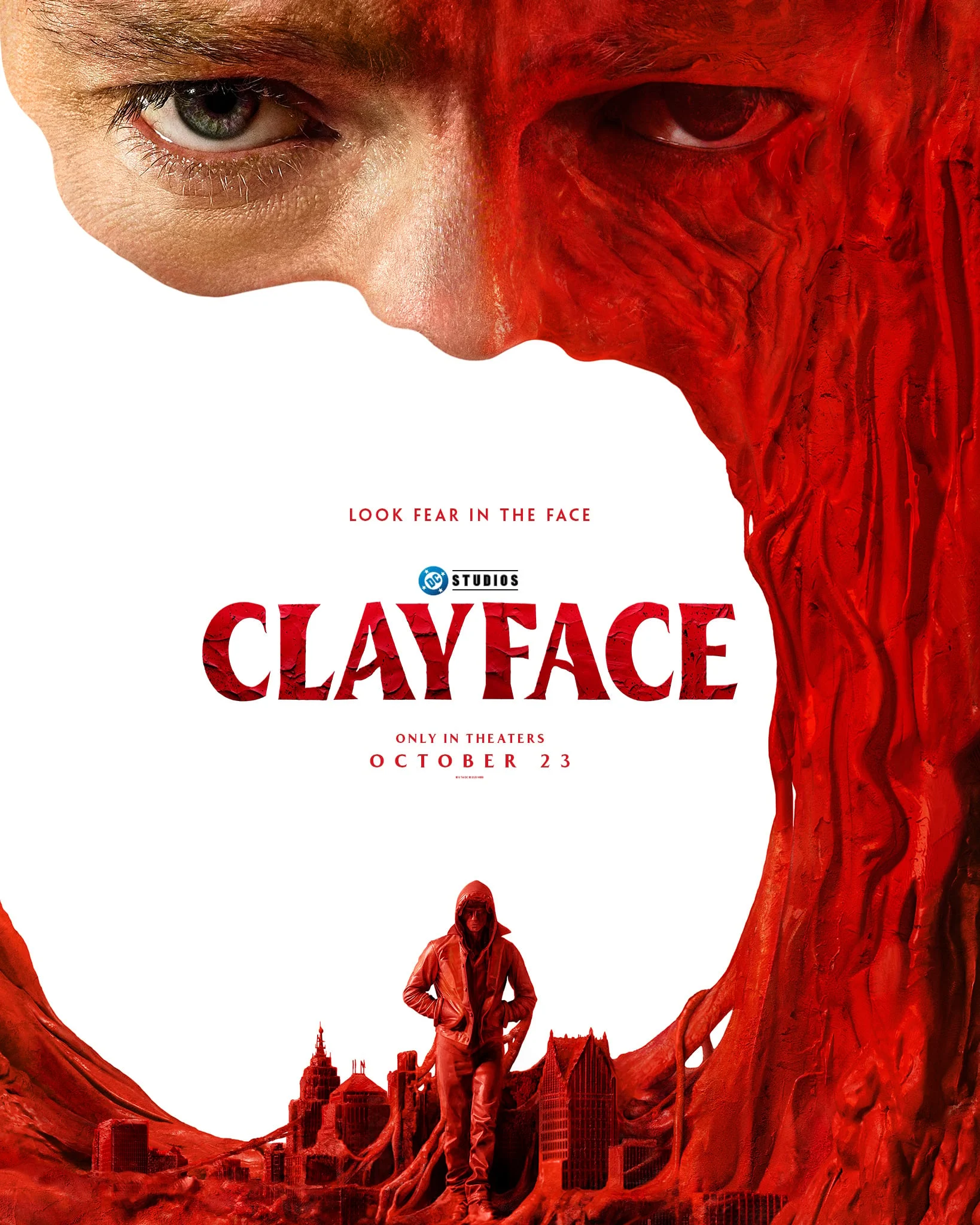 The theatrical poster for DC Studios' Clayface
