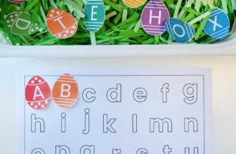 Easter Egg Alphabet Matching – Free Printable