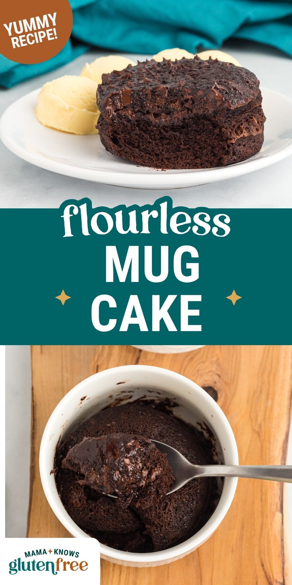 flourless chocolate mug cake