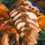 Pinterest graphic for giblet gravy recipe.