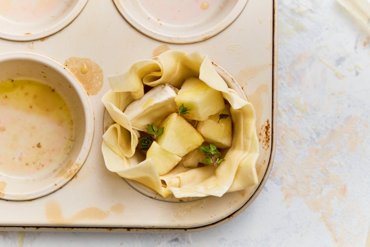 gluten free phyllo dough used in a vegetable dish