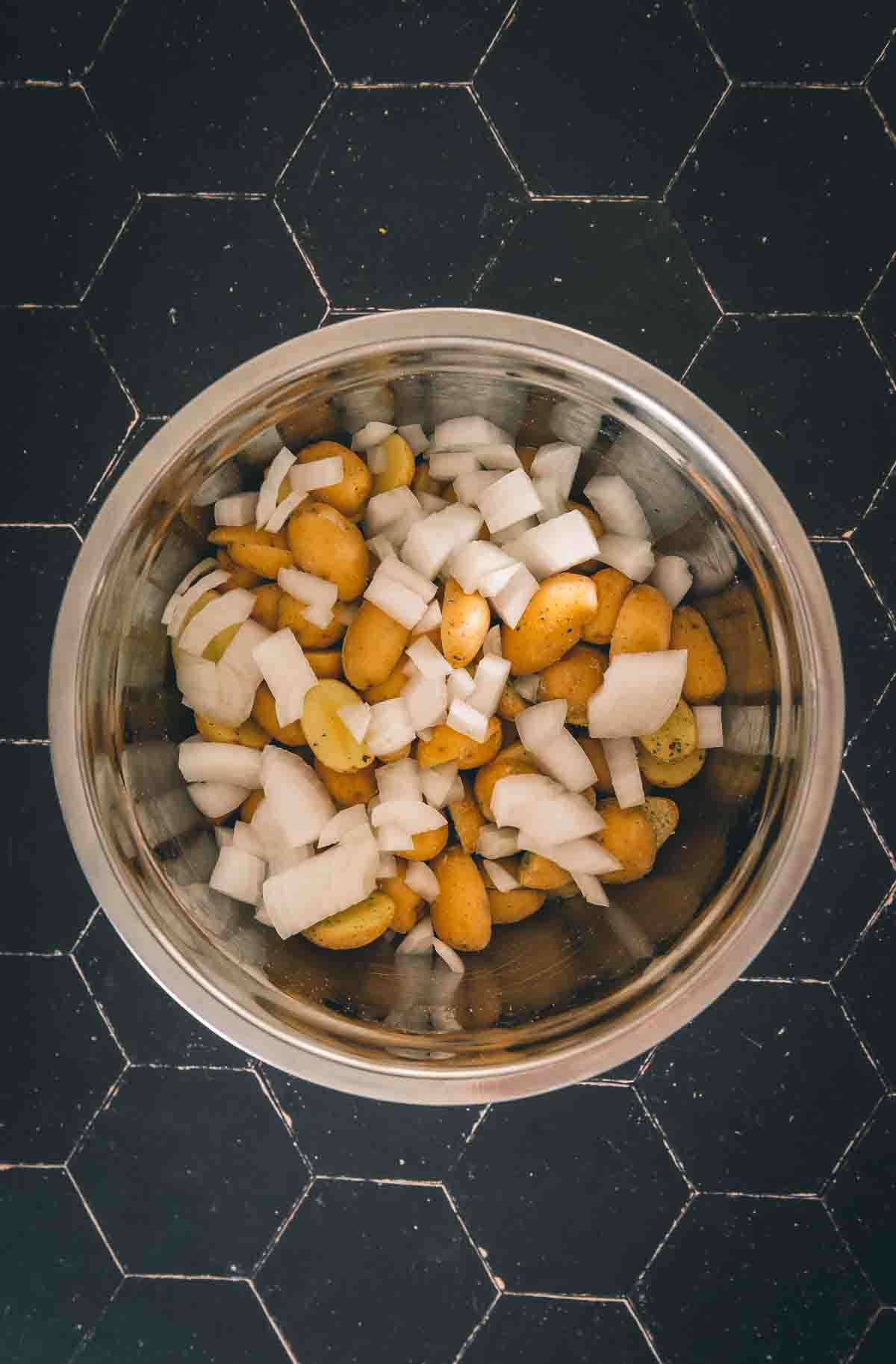 Ingredients in a bowl.