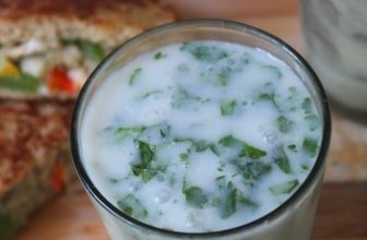 Salted Chaas Recipe (Indian Buttermilk Recipe)