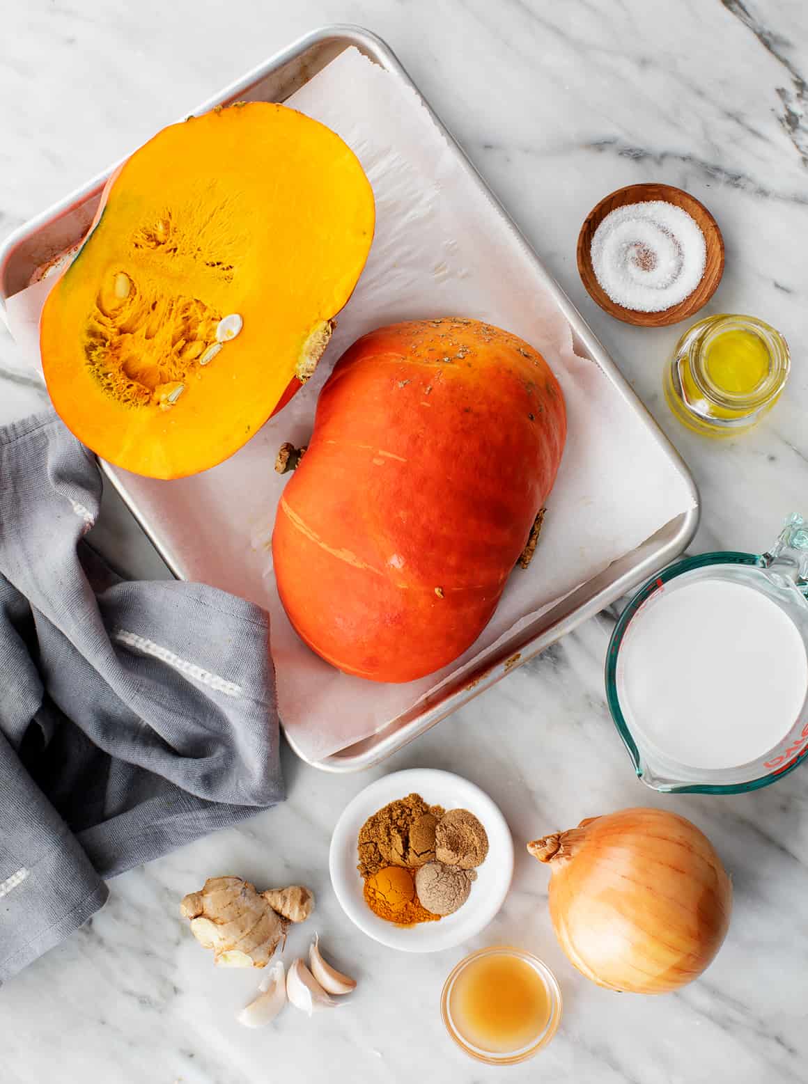 Pumpkin soup recipe ingredients
