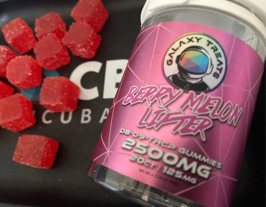 Galaxy Treats Extra Strength Gummies take our award for best Delta 9 gummies for getting you high