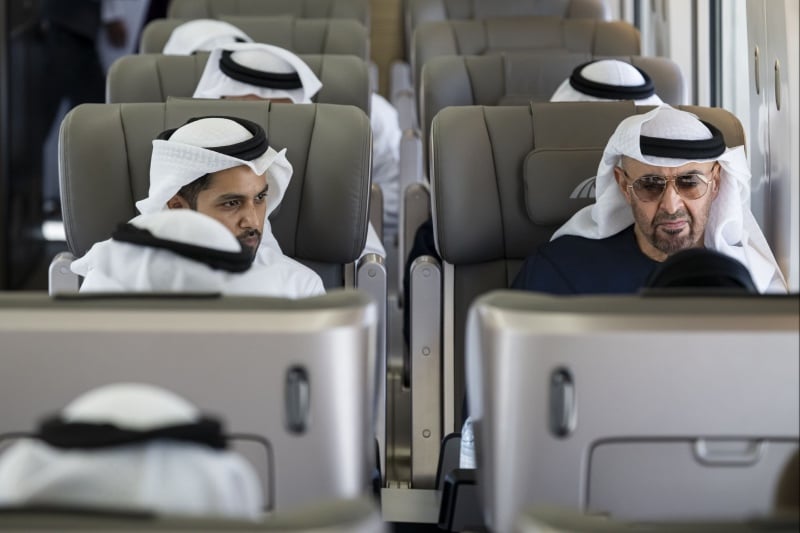 sheikh mohamed Etihad Rail