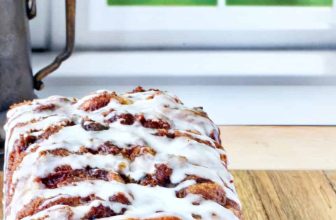 Pear Fritter Loaf Cake | Karen’s Kitchen Stories
