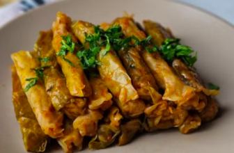 ‘Wrapped in Cabbage’ – Meat, Cabbage, and Rice Dish