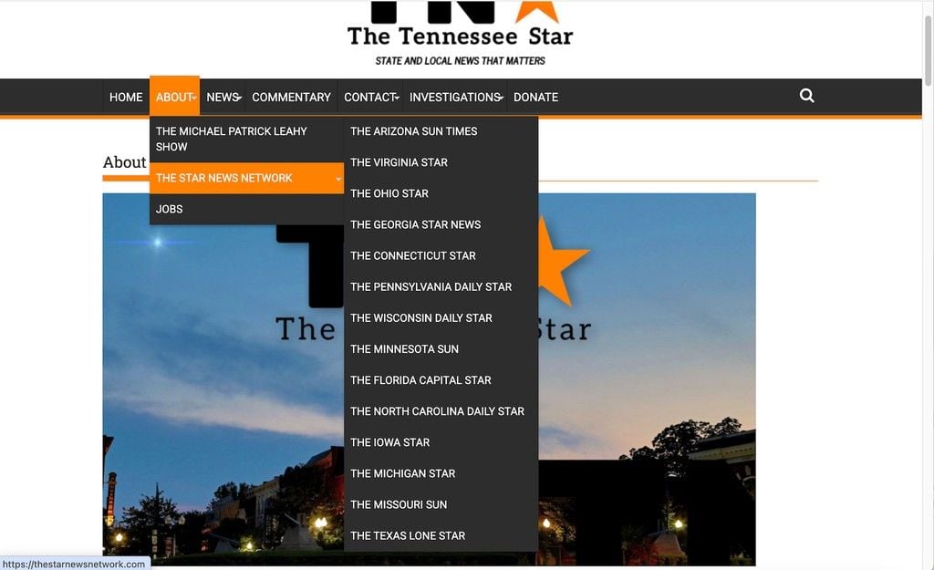 screen shot of the 