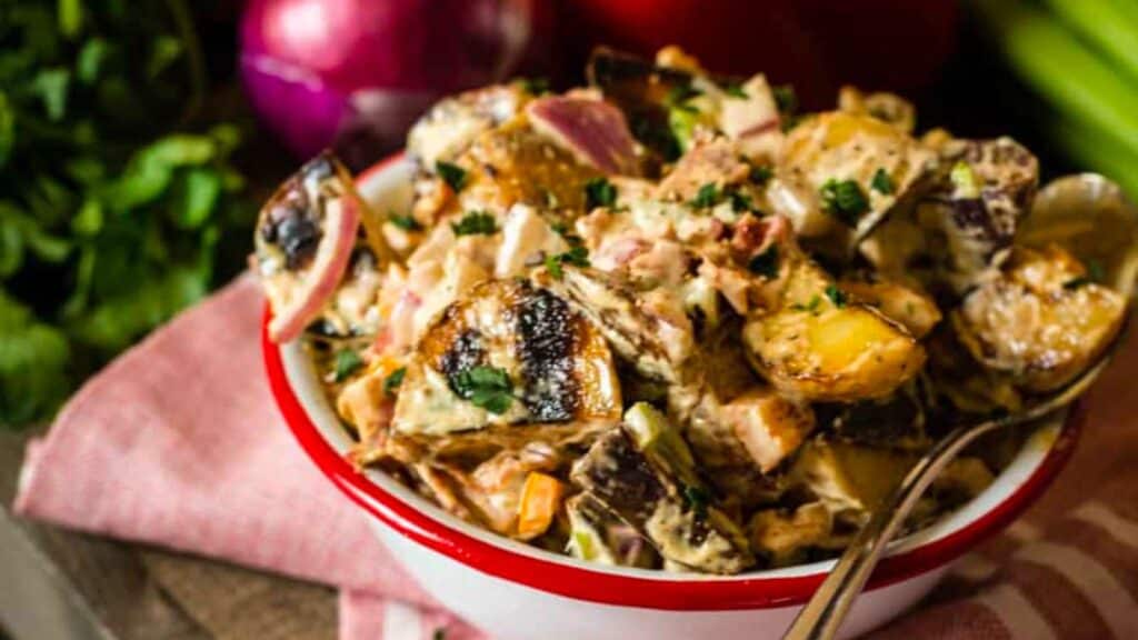 Smoked Potato Salad.