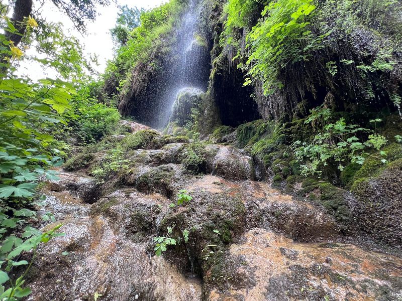 Waterfalls, a Cave, and One Stubborn Boulder Waterfalls, a Cave, and One Stubborn Boulder