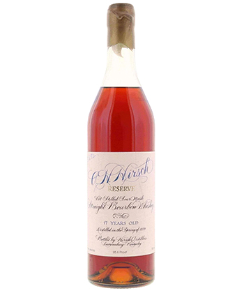 A.H. Hirsch Reserve 17 Year Old Straight Bourbon Whiskey is one of the most expensive bourbons in the world.