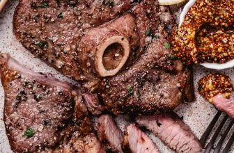 Air Fryer Lamb Leg Steak with Thyme