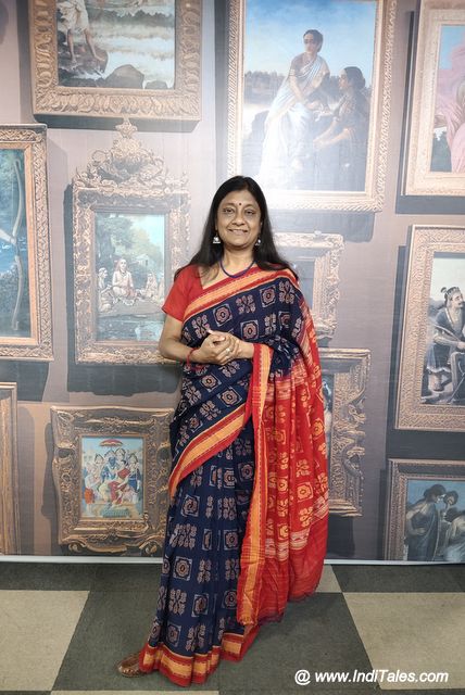Anuradha Goya in a Odisha Handloom Sari