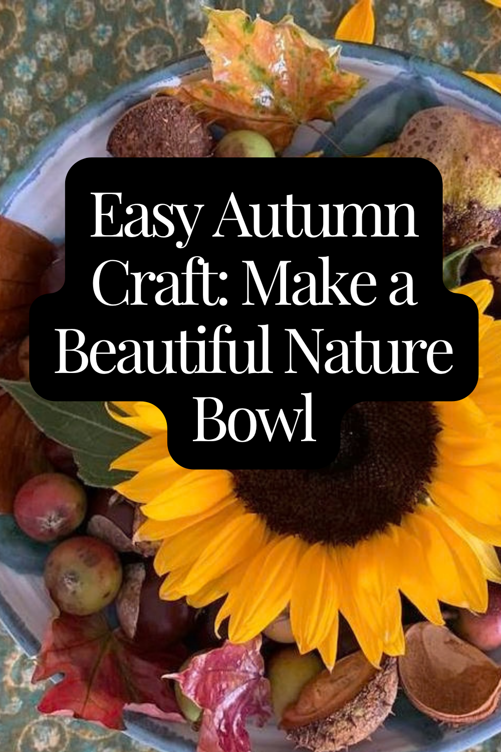 Easy Autumn Craft: Make a Beautiful Nature Bowl
