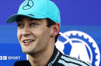 Azerbaijan Grand Prix: Russell takes pole as Antonelli out after hitting wall