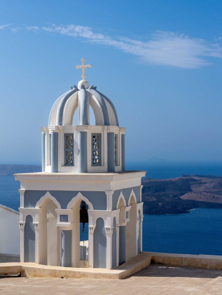 church sea firostefani
