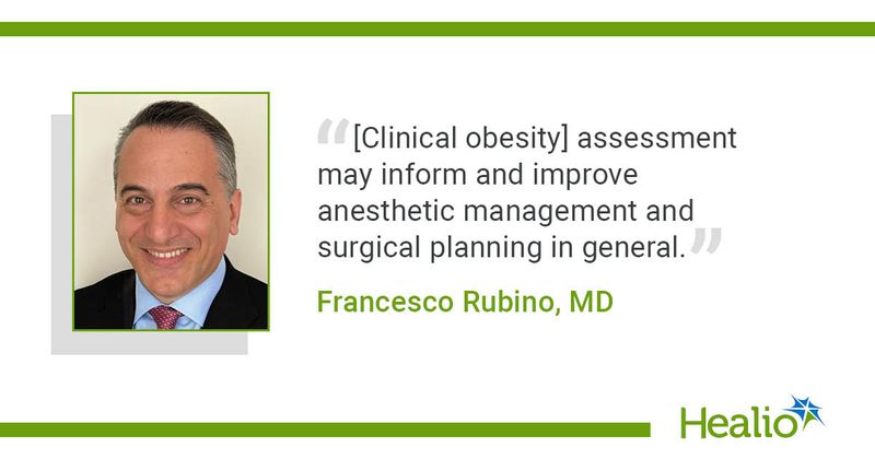 Quote from Francesco Rubino, MD