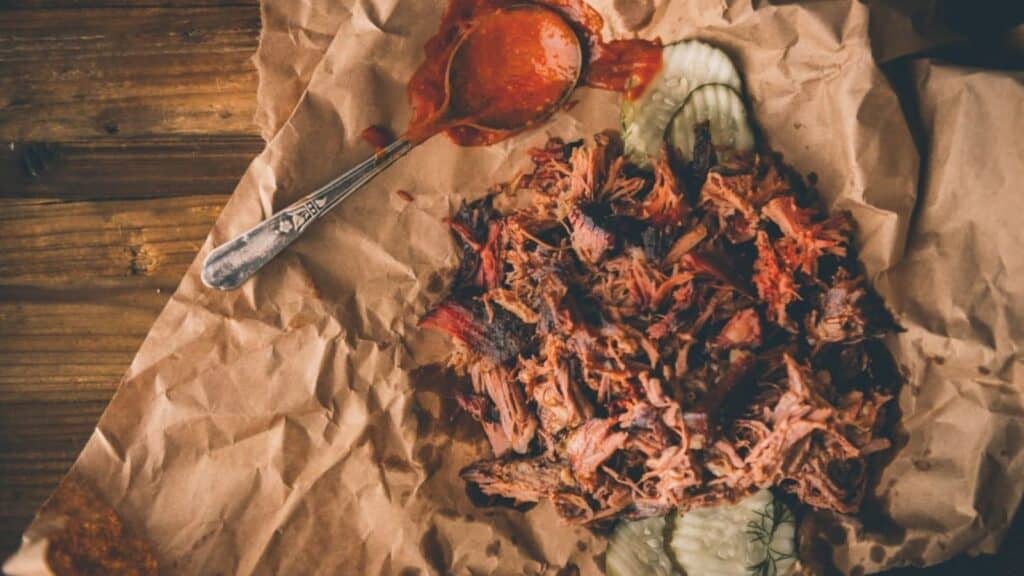 Jar of keto bbq sauce. 