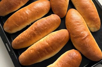 Hot Dog Buns Recipe (Hot Dog Rolls Recipe)