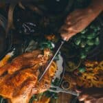 Step by step guide on turkey carving.
