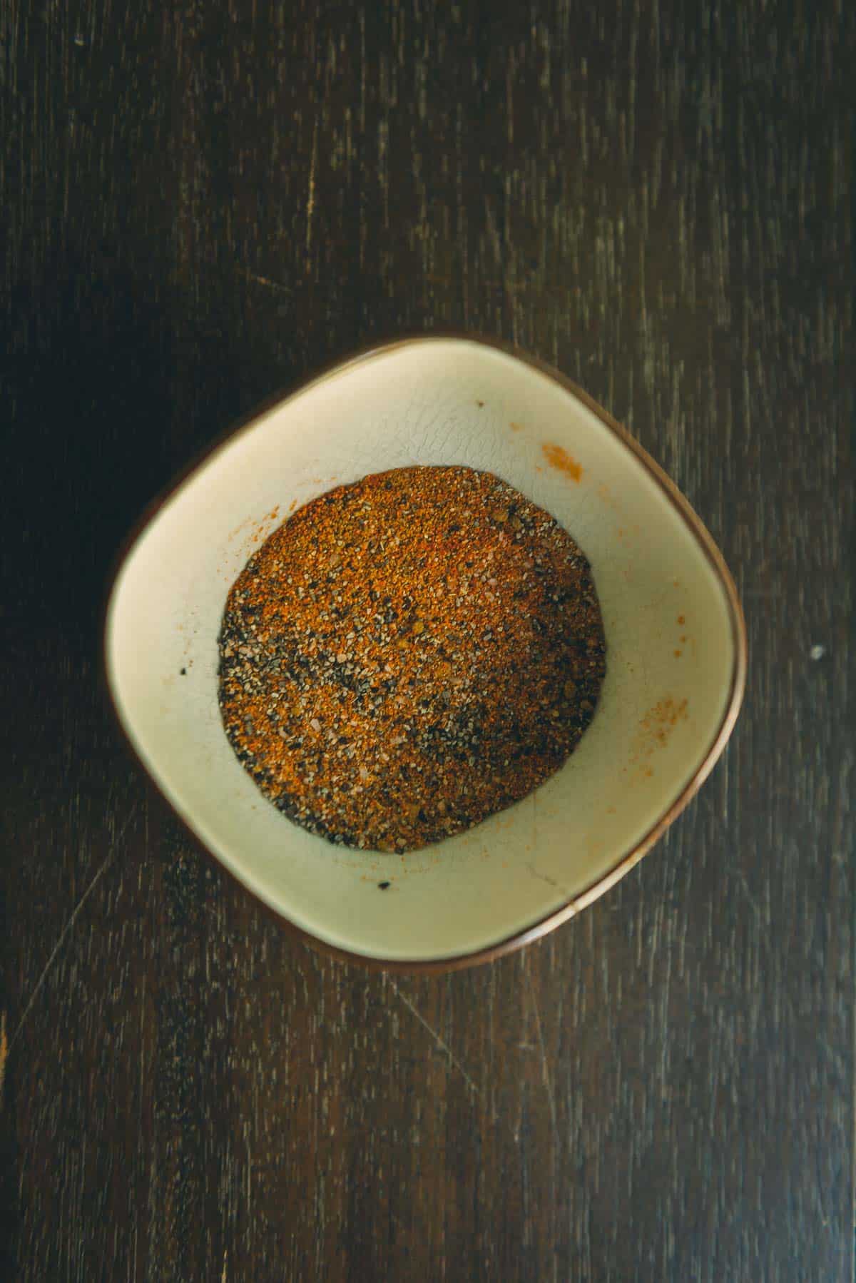 Spices in a bowl.